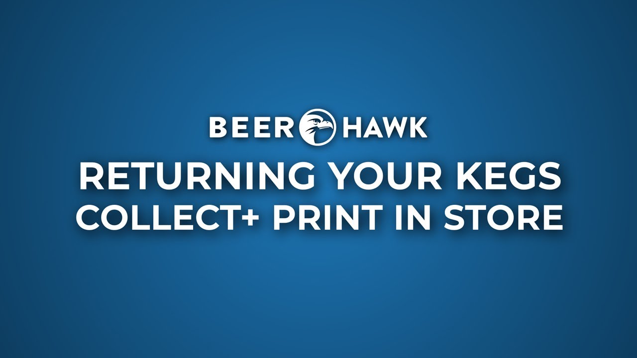 How to box and return your kegs - Collect+ Print in Store - YouTube