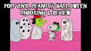 Funko Pop Vinyl Peanuts Halloween Unboxing & Review