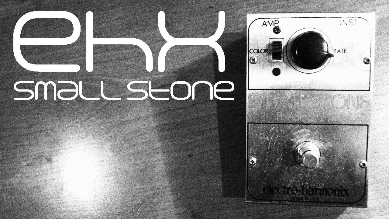 Vintage EHX Small Stone V1 Demo - YouTube