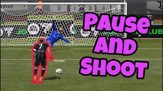 HOW to shoot a STUTTER PENALTY in FIFA MOBILE 23 ! EASY TUTORIAL ! screenshot 5