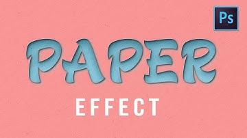 [ Text Effect ] 3D Paper Cutout - Photoshop Tutorial