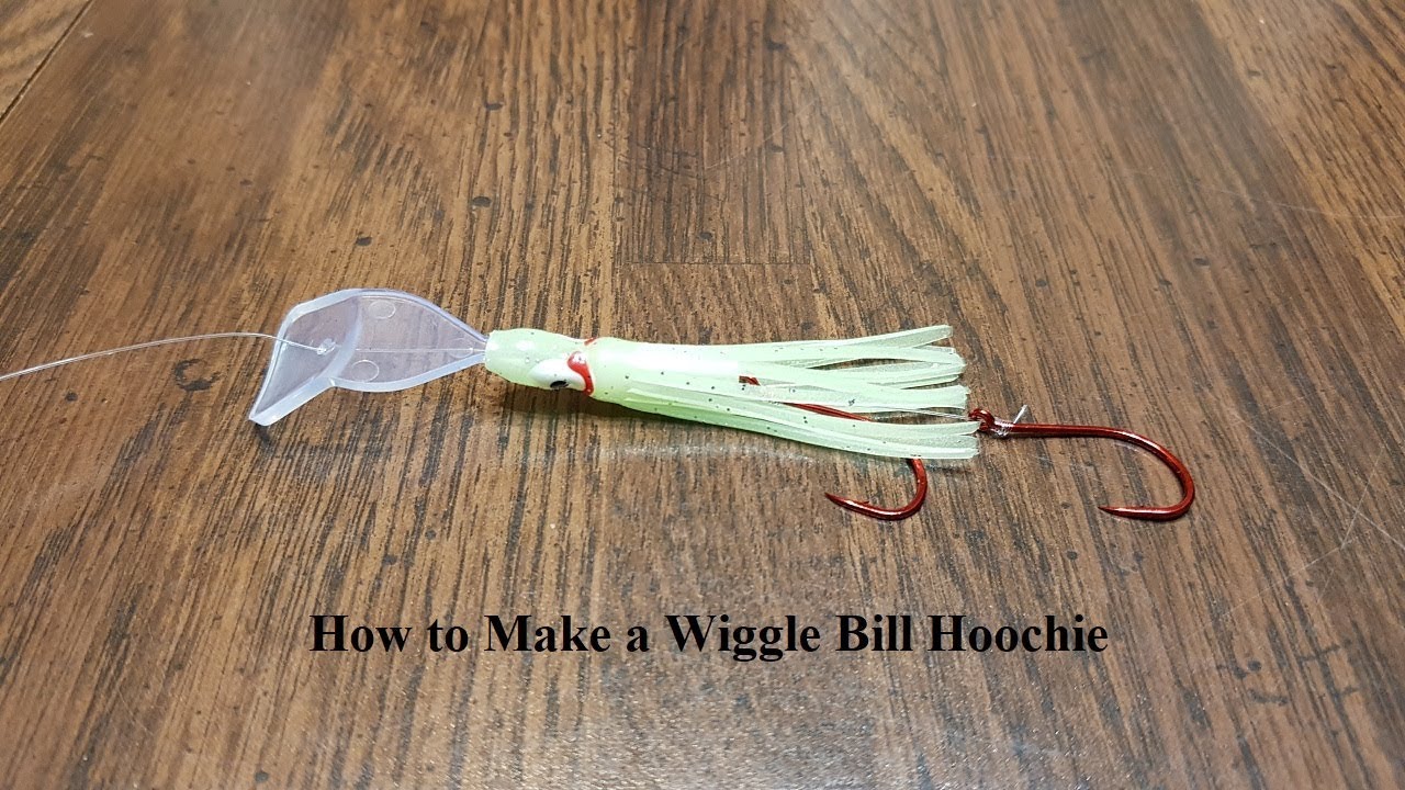 How to Assemble a Wiggle Hoochie using Mack's Lure Wiggle Bills