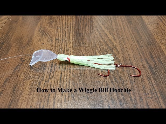 How to Assemble a Wiggle Hoochie using Mack's Lure Wiggle Bills 