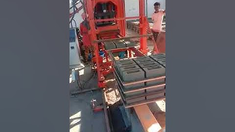 12 Kavity Automatic fly ash brick machine with brick stacker