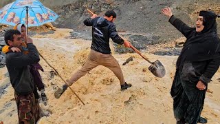 Storm Over the Valley 🌧️ | Salahaddin Fights the Flood to Protect His Family and Fields