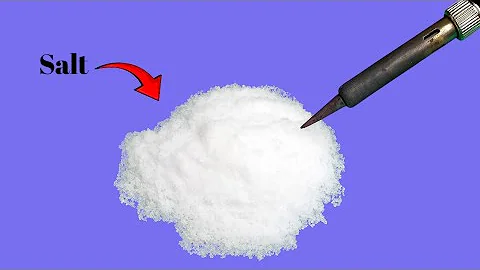 Unlocking The Secrets Of Soldering! Put Salt On Soldering Iron and Amazing Results