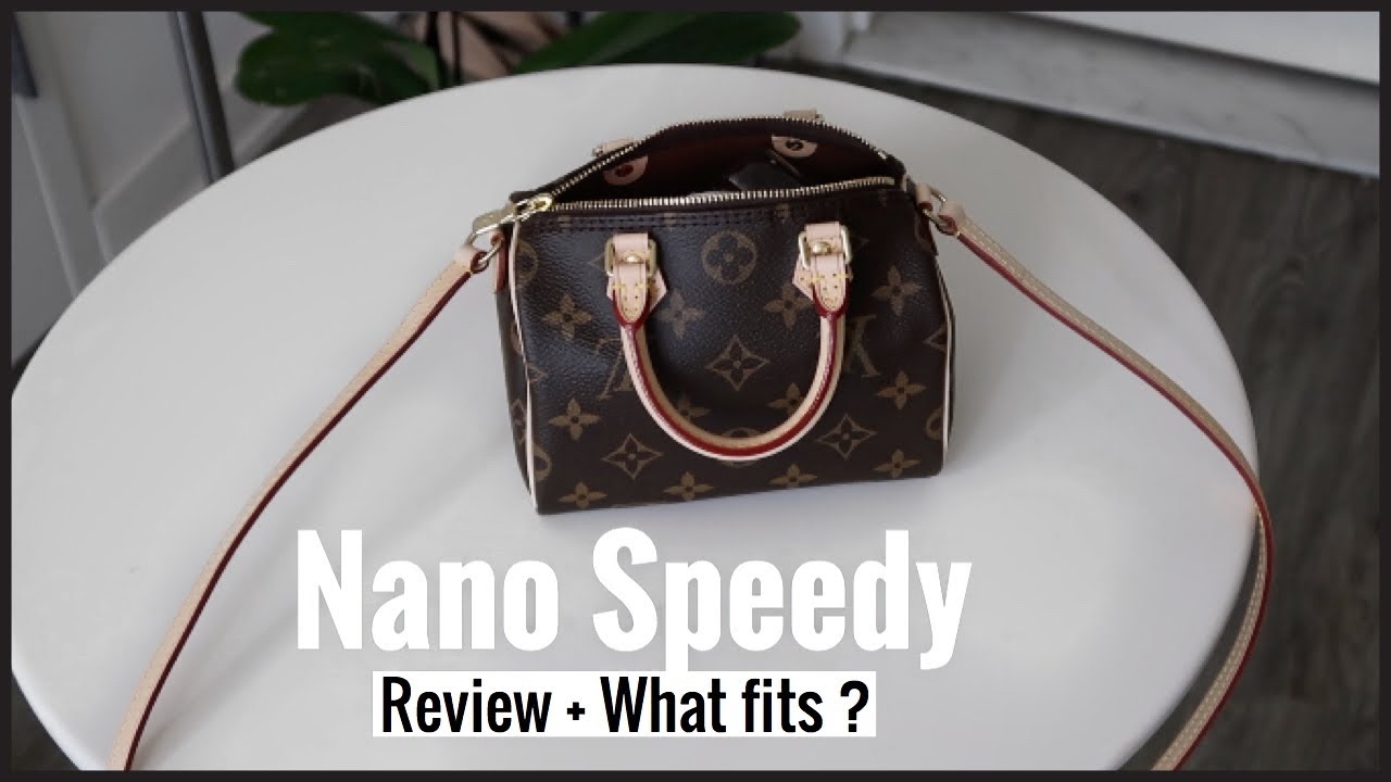 What's So Great About the Louis Vuitton Nano Speedy?  Review, What Fits &  How To Style This Bag 