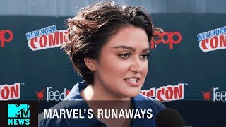 The Cast Of marvels Runaways Discuss The Comic Vs The Tv Series  Mtv News