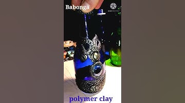 15 secs of polymer clay "magic potion" bottle! #Shorts