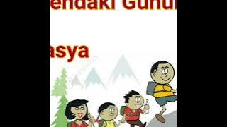 Lirik Lagu Anak - Mendaki Gunung - Tasya