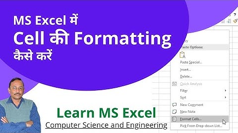 Format Cell in MS Excel | Format Cell in Excel | 7 Clever Excel Custom Formatting Tricks(Advanced)