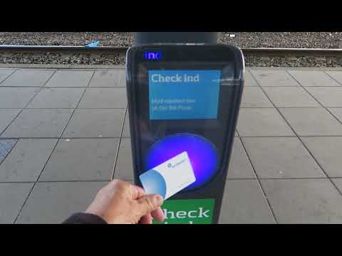 Rejsekort Anonymous (Danish Transport Smartcard) Check In and Out 13 September 2018