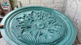 Ceiling Medallion Mold Making || Centre Panel Mold