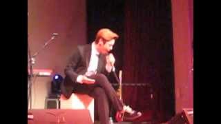 140725 Lunafly Live in Bucharest - Teo solo cover Impossible   talk