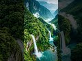 Hidden paradise waterfall 💧🌿 | Relaxing river canyon &amp; nature ambience