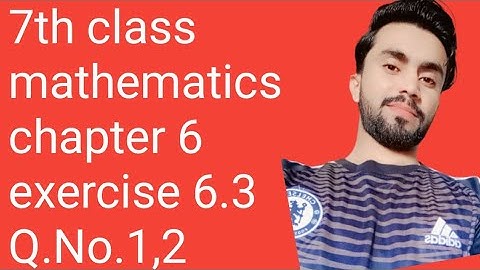 class 7th exercise 6.3 Q.No.1,2,class 7 math exercise  unit 6,iqbal sun series SLLYABUSE