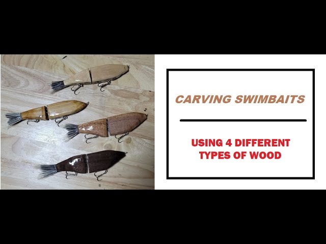 Swimbaits - Testing different types of Wood 