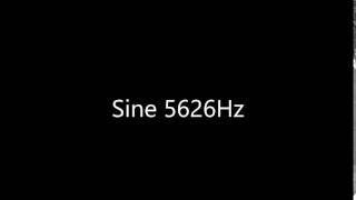 Sine 5626Hz Audio Only