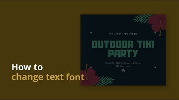 How to change your text font