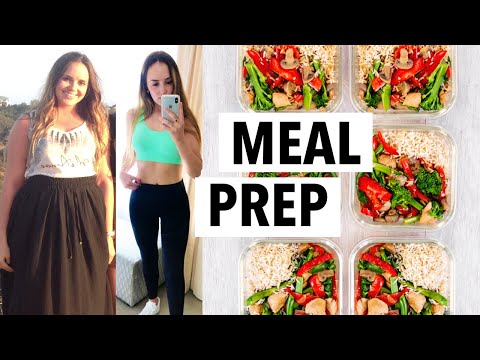 WEIGHT LOSS MEAL PREP FOR WOMEN 2020 1 WEEK IN 1 HOUR  how I lost 10 lbs