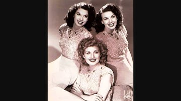 The Dinning Sisters - They Just Chopped Down The Old Apple Tree (ANSWER SONG c.1945)