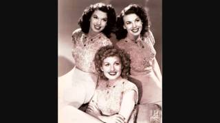 Video thumbnail of "The Dinning Sisters - They Just Chopped Down The Old Apple Tree (ANSWER SONG c.1945)"