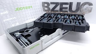 FESTOOL Limited Edition Installation Systainer Toolset. Screwdrivers, Hex Keys, Ratchets, Adj Wrench
