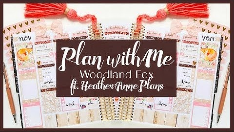 PWM || Vertical || Woodland Fox ft. Heather Anne Plans // Plan with Juli
