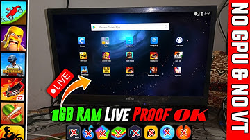😍100% Live Proof !! Fastest & Lightest Android Emulator 1GB RAM PC| NO VT | FIX OPENGL |Dual Core PC
