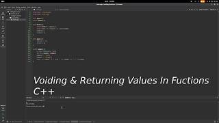 Voiding functions and returning results like a boss in c++