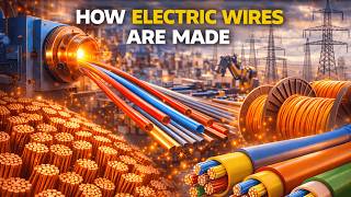 How Electric Wires Are Made — From Copper to Power Lines | Inside Wire Factories