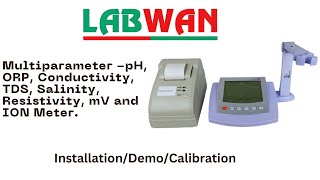 Multiparameter with printer / 5 Point calibration pH Meter with Printer / Conductivity meter