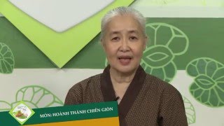 Chương trình dạy nấu món chay "Hoành thánh chiên giòn" Hướng dẫn: N...