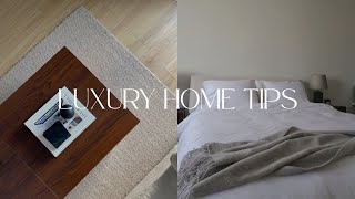 9 Ways to Make Your Home Feel Luxurious ft. Silk & Snow | Haley Estrada