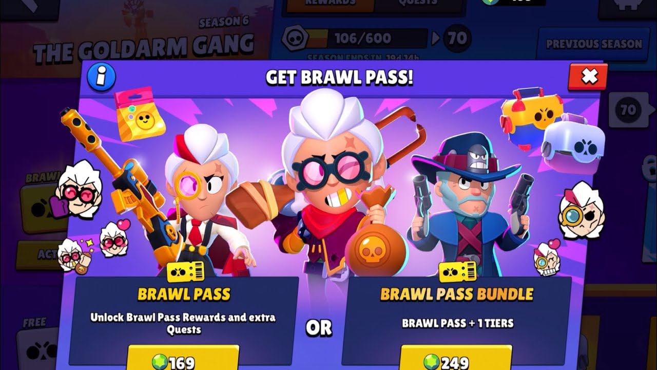 Забрать бесплатные пины в brawl stars