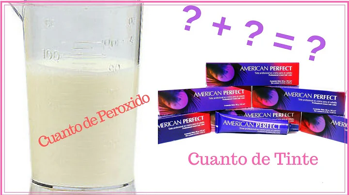 QUE CANTIDAD DE PERXIDO Y TINTE DEBO MEZCLAR?? (FO...