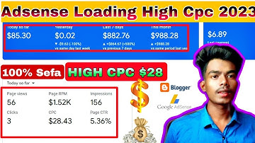 How To Adsense Loading | Par Day-$250 | High Cpc Keywords | Adsense Loading Trick 2023 | New Tricks