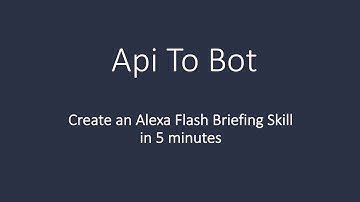 Create an Alexa Flash Briefing Skill in 5 minutes