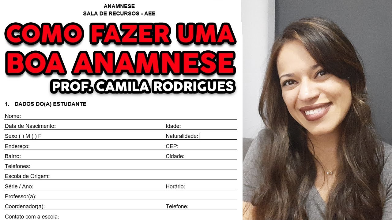 Como fazer uma boa ANAMNESE para AEE (Atendimento Educacional  Especializado) 