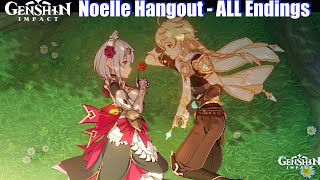Genshin Impact - Noelle Hangout Event (All Endings & Choices)