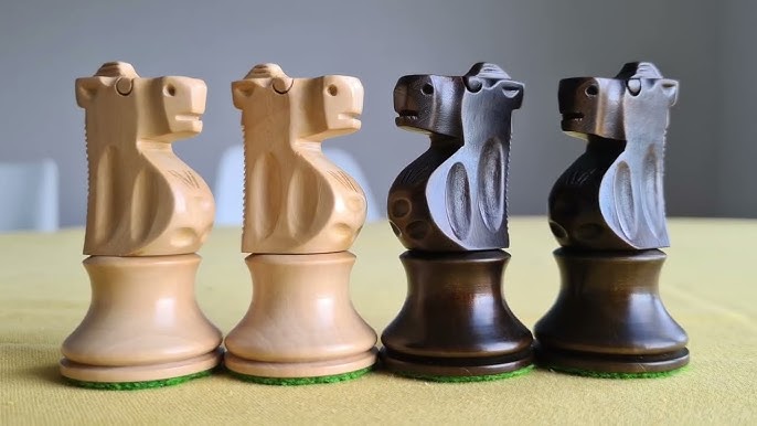 Improved French Lardy Chess Pieces Only set - Stained Boxwood –  royalchessmall