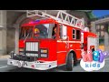 Das Feuerwehrauto 🚒 Feuerwehr kinderfilm 👨‍🚒 Kinderlieder Deutsch - HeyKids