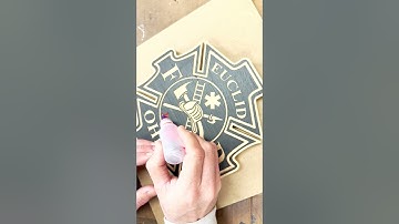 How I paint in my CNC signs fine lettering and details