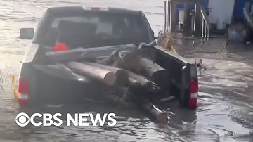 Homes destroyed, family airlifted after severe flooding in Alaska