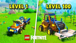 Building a Tractor in Lego Fortnite!