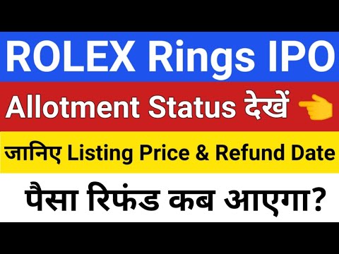 Rolex Rings IPO का प्राइस बैंड तय, इश्यू से कंपनी जुटाएगी 713 करोड़ रुपए | Rolex  Rings IPO know grey market price price band and other details here | TV9  Bharatvarsh