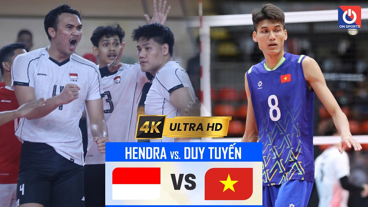 Full 4K | INDONESIA vs. VIETNAM | Hendra Kurniawan vs. Duy Tuyến - So tài mãn nhãn