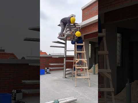 Video: Spirālveida kāpnes: izmēri, dizains, uzstādīšana, materiāli