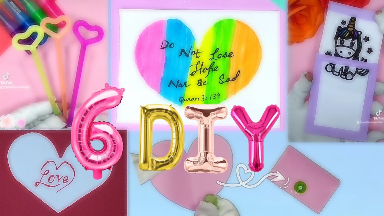 6 DIY Things To Do When You Are Bored Paper Craft Painting Ideas