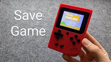 Can you Save Games / Progress on Mini Gaming Console & 400 or 500 Game SUP Game box